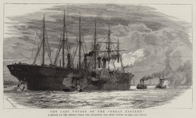 De Laatste Reis van de Great Eastern door Charles William Wyllie